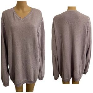 Tommy Bahama Lavender Purple XL V-neck Sweater